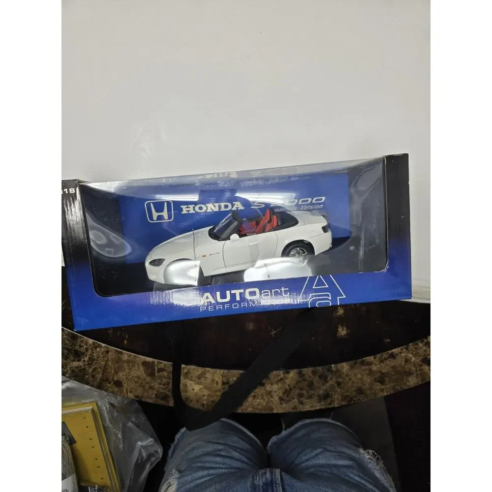 Autoart 1/18 Honda S2000 RHD White Mini Car New American Version In Box